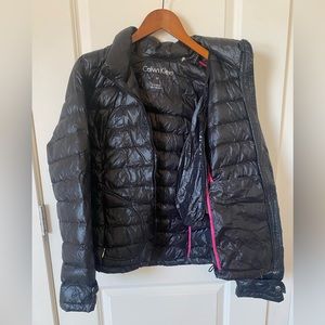Calvin Klein packable coat